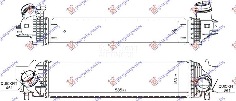 HLADNJAK INTERKULERA SVI DIZEL