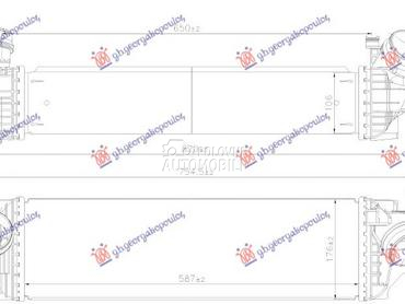 HLADNJAK INTERKULERA 2.0 BENZI za BMW Serija 2 od 2014. do 2017. god.