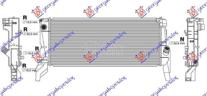 HLADNJAK MOTORA 2.0 BENZIN (AU