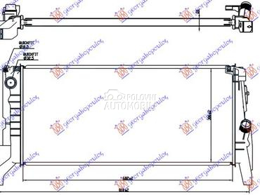 HLADNJAK MOTORA ZA SVE MODELE za BMW X1 od 2019. do 2022. god.