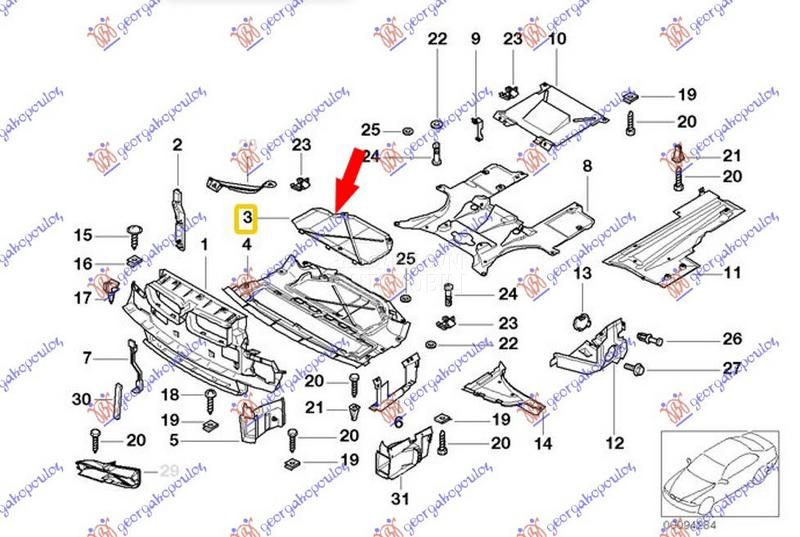 ZASTITA MOTORA (ZADNJI DEO) PL
