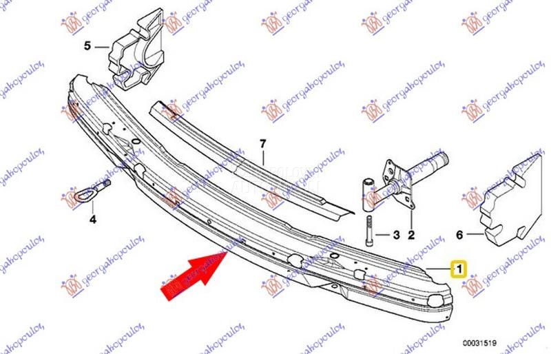 SINA PREDNJEG BRANIKA ALUMINIJ