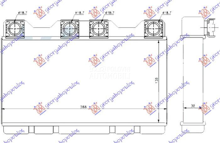 GREJAC KABINE (135x268x32)
