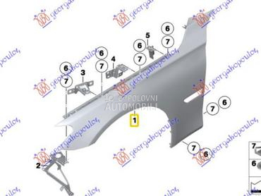 BLATOBRAN (ALUMINIJUM) za BMW Serija 7 od 2008. do 2012. god.