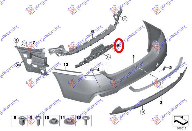 SINA ZADNJEG BRANIKA PLASTICNA