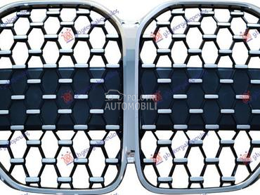 PVC MASKA DIJAMANT CRNA/SREBRN za BMW Serija 4 od 2020. do 2025. god.