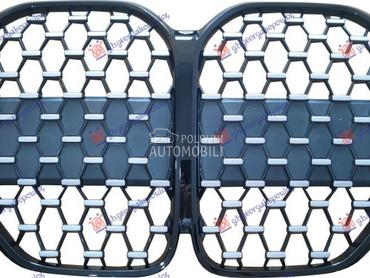 PVC MASKA DIJAMANT CRNA/SREBRN za BMW Serija 4 od 2020. do 2025. god.