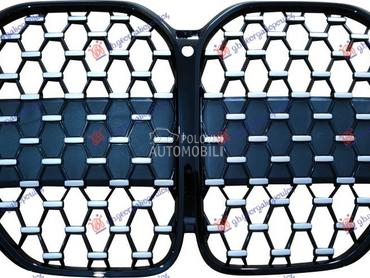 PVC MASKA DIJAMANT CRNA/SREBRN za BMW Serija 4 od 2020. do 2025. god.