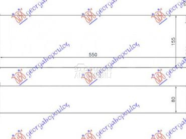 HLADNJAK INTERKULERA 3.0 BENZI za BMW Serija 7 od 2008. do 2012. god.