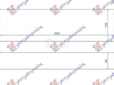 HLADNJAK INTERKULERA 3.0 BENZI za BMW Serija 7 od 2012. do 2015. god.