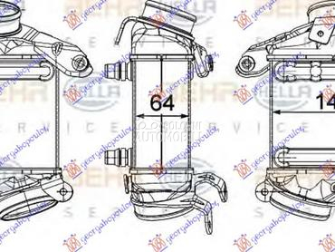 HLADNJAK INTERKULERA 4.0-4.4 B za BMW Serija 7 od 2012. do 2015. god.