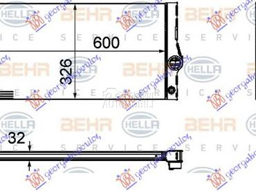 HLADNJAK MOTORA 3.0 535i HIBRI za BMW Serija 7 od 2012. do 2015. god.
