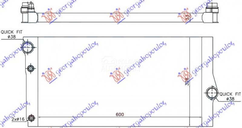HLADNJAK MOTORA ZA SVE MODELE