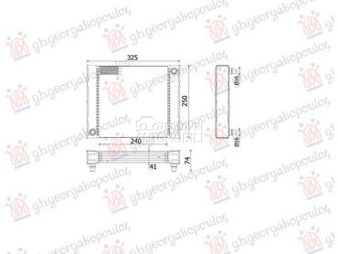 HLADNJAK MOTORA DODATNI 4.4 BE za BMW Serija 6 od 2015. do 2017. god.