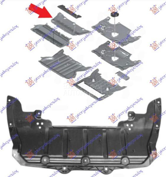 ZASTITA MOTORA ZADNJA PLASTICN