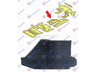 ZASTITA MOTORA (ZADNJI SREDNJI za BMW Serija 7 od 2015. do 2019. god.