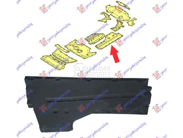 ZASTITA PODA PLASTICNA za BMW Serija 5 od 2016. do 2020. god.