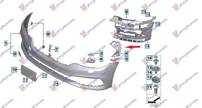 NOSAC PREDNJEG BRANIKA GORNJI
