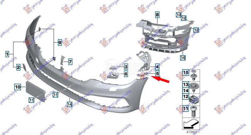 NOSAC PREDNJEG BRANIKA GORNJI