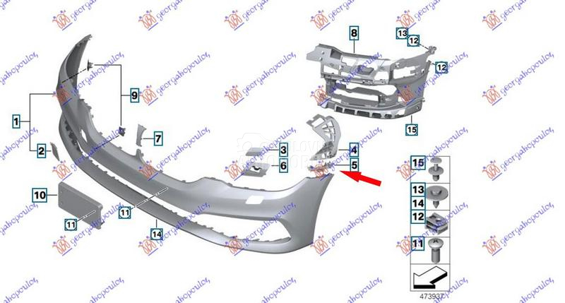 NOSAC PREDNJEG BRANIKA GORNJI