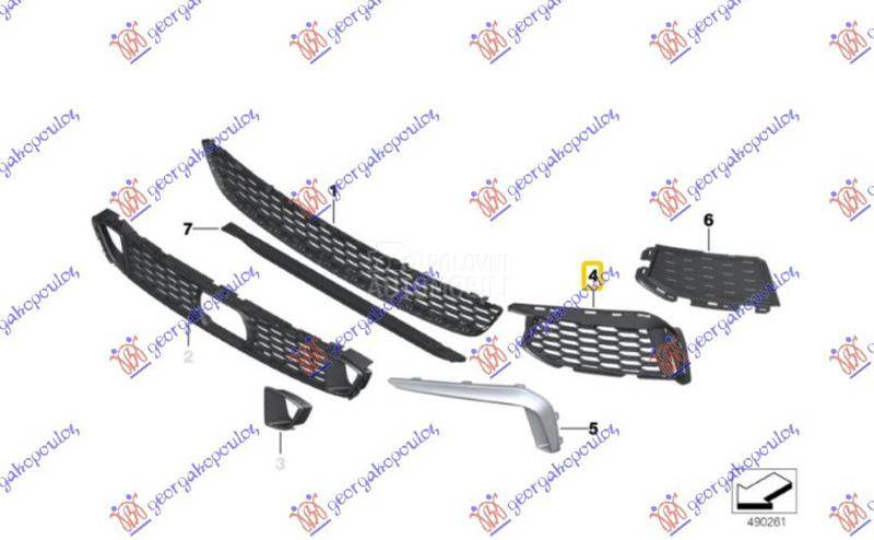 RESETKA PREDNJEG BRANIKA (M-SP