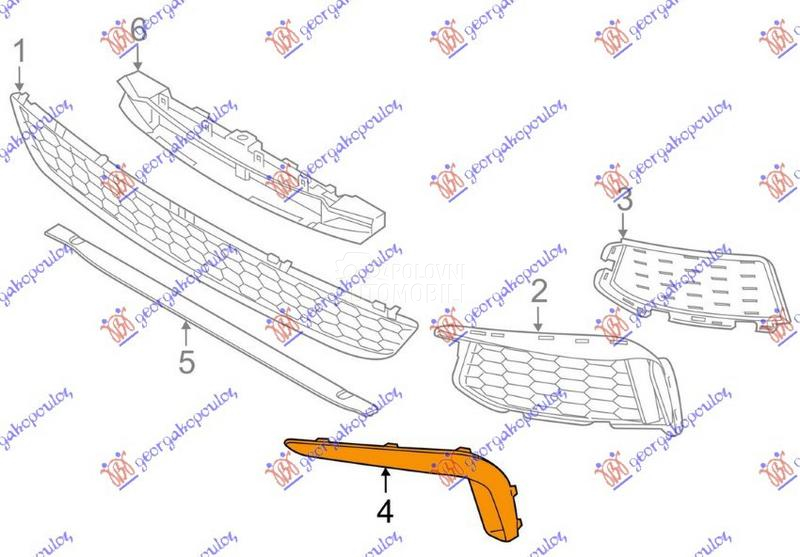 LAJSNA RESETKE PREDNJEG BRANIK