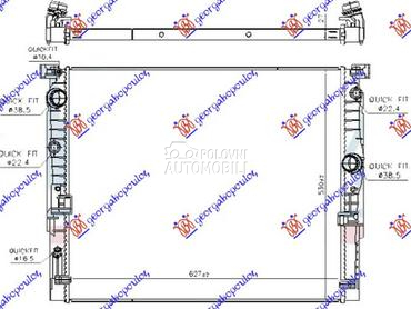 HLADNJAK MOTORA 3.0 BENZIN / D za BMW Serija 7 od 2015. do 2019. god.