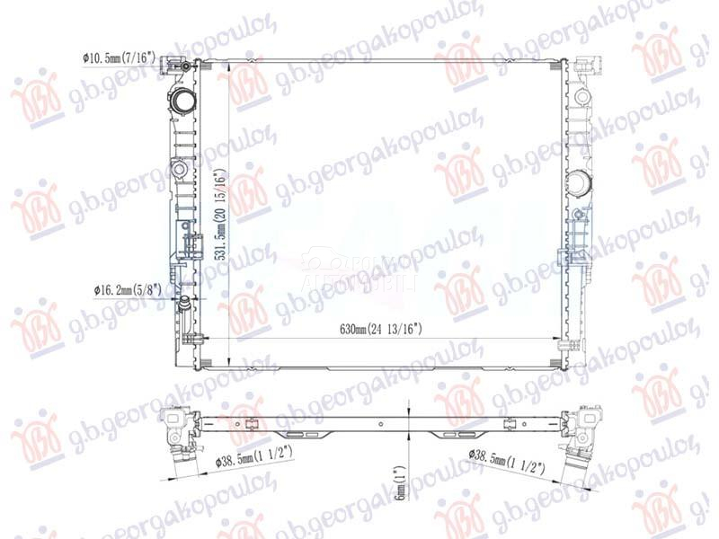 HLADNJAK MOTORA 2.0-3.0 BENZIN