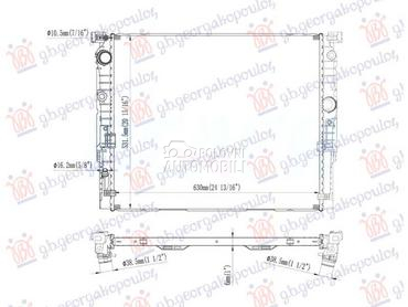 HLADNJAK MOTORA 2.0-3.0 BENZIN za BMW Serija 5 od 2016. do 2020. god.
