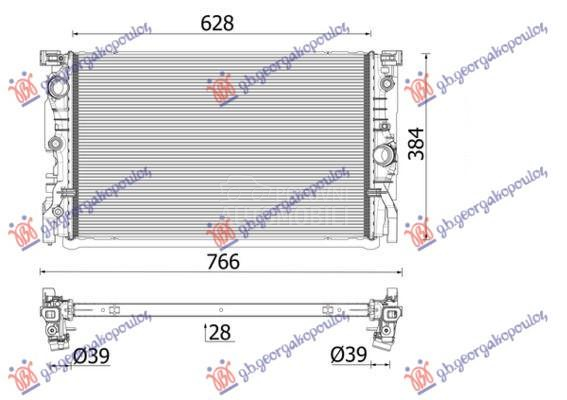 HLADNJAK MOTORA 2.0 BENZIN (62