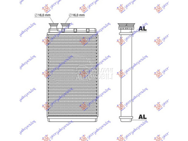 GREJAC KABINE BENZIN/DIZEL/HIB za BMW Serija 5 od 2016. do 2020. god.