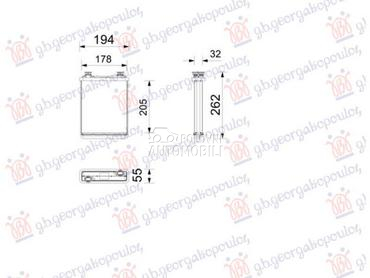 GREJAC KABINE (205x173) (NISSE za BMW iX od 2021. do 2025. god.