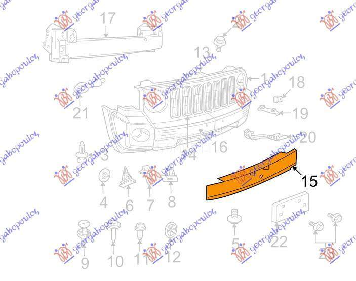 APSORBER PREDNJEG BRANIKA