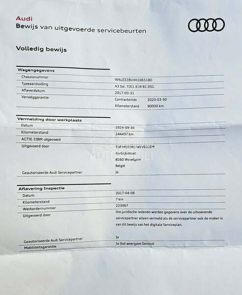 Audi A3 1.6 TDI S Tronic