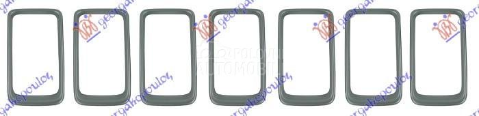 LAJSNA PVC MASKE HROM (SET 7 K