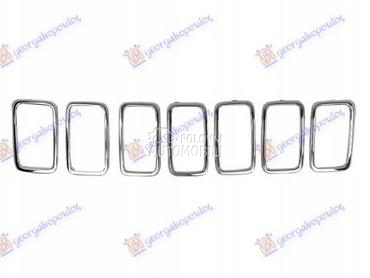 PVC MASKA HROM (SET 7 KOM) za Jeep Grand Cherokee od 2017. do 2021. god.