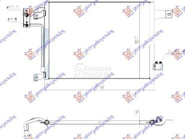 HLADNJAK KLIME 3.6/3.8i BENZIN za Jeep Wrangler od 2007. do 2018. god.