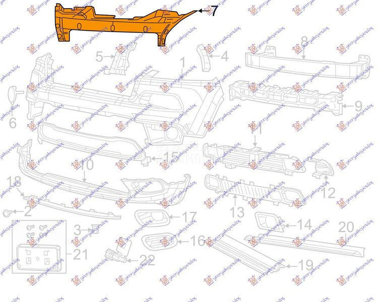 POKLOPAC VEZNOG LIMA GORNJI PL