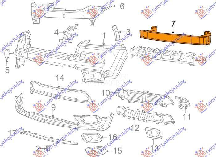 SINA PREDNJEG BRANIKA ALUMINIJ
