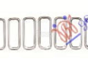 PVC MASKA HROM (SET 7 KOM) za Jeep Renegade od 2014. do 2018. god.