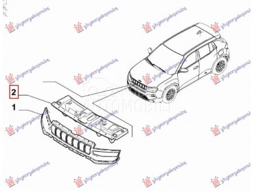 NOSAC PVC MASKE (O) za Jeep Avenger od 2022. do 2025. god.