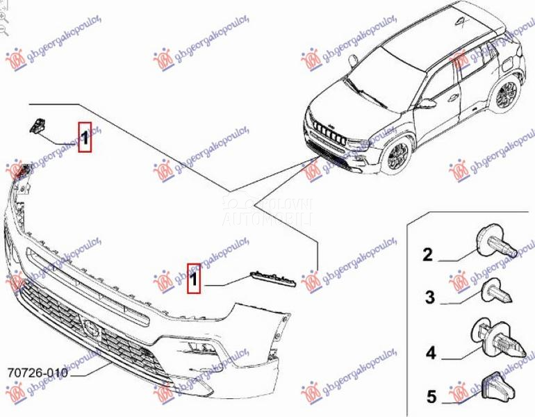 NOSAC PREDNJEG BRANIKA (O)