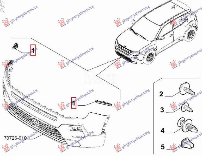 NOSAC PREDNJEG BRANIKA (O)