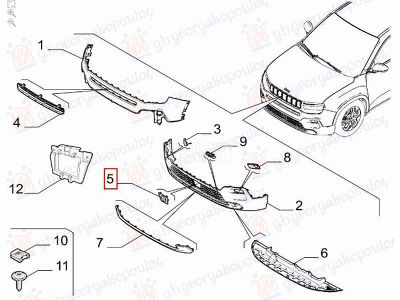 POKLOPAC SENZORE TEMPOMATA (O)