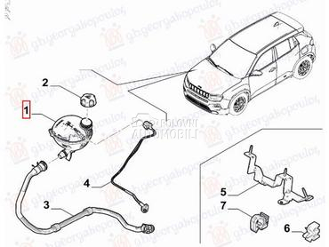 POSUDA ZA ANTIFRIZ (O) za Peugeot 208 od 2019. do 2023. god.