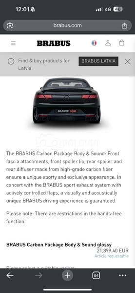 Mercedes Benz S 500 brabus 600