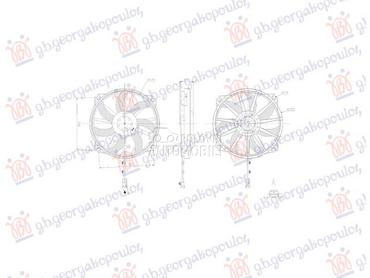 VENTILATOR BENZIN/DIZEL (2 PIN za Citroen DS4 od 2011. do 2015. god.