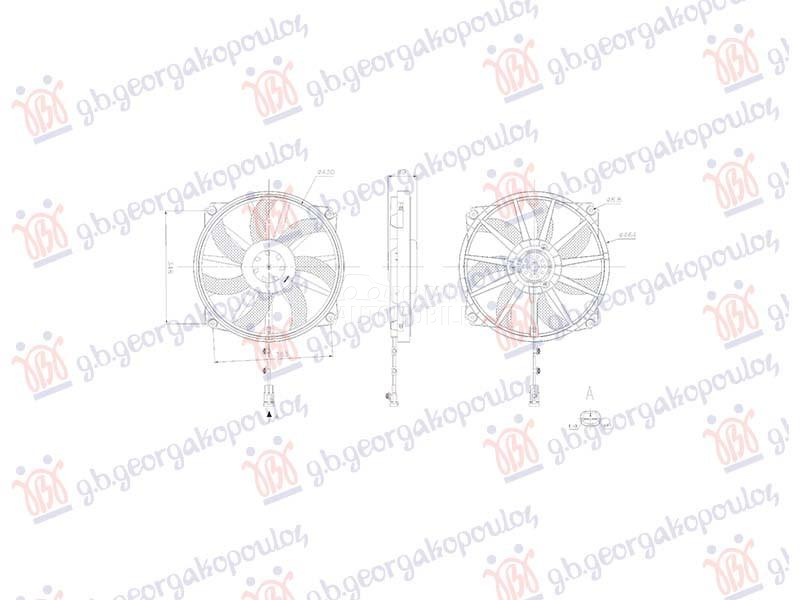 VENTILATOR BENZIN/DIZEL (2 PIN