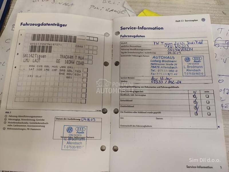 Volkswagen Tiguan 2.0TDCI 4x4