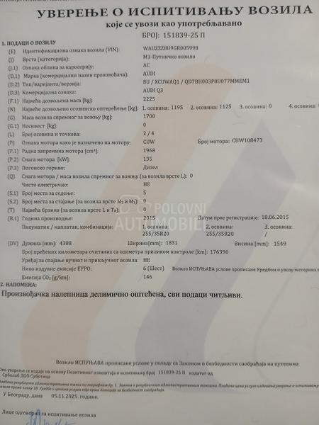 Audi Q3 2.0tdi s tronic pano